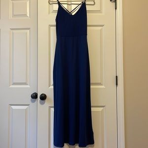 Market and Spruce navy maxi dress NWT